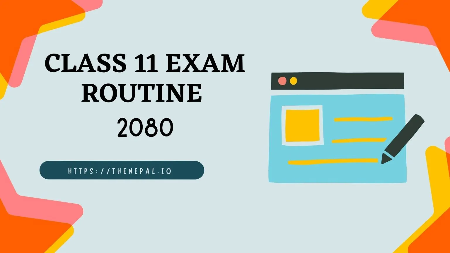11 Exam routine 2080