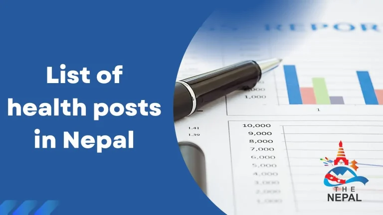 list of health posts in nepal