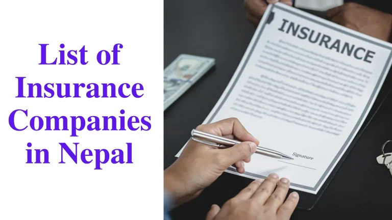 Licensed Insurance Companies in Nepal