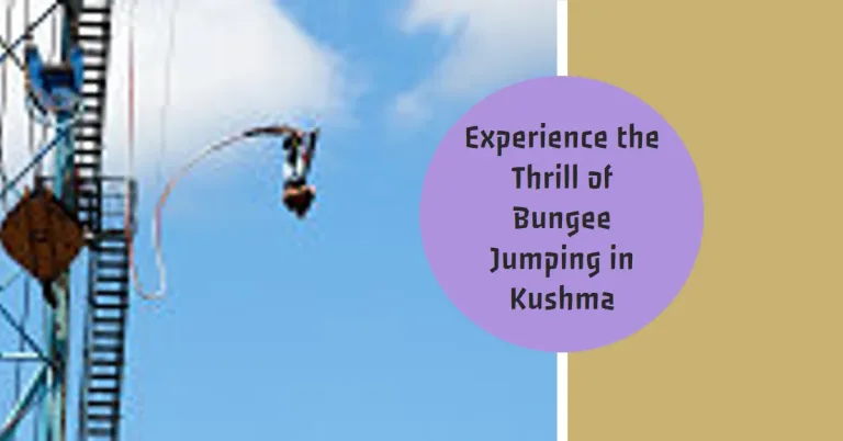 Couple Jumping in Kushma Bungee