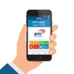 A smartphone screen showing how to take a loan in NTC by dialing the *1477# Sapati code
